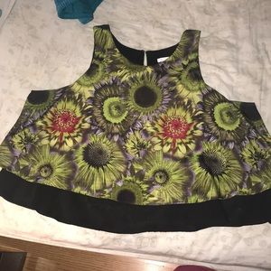 Layered Floral Blouse